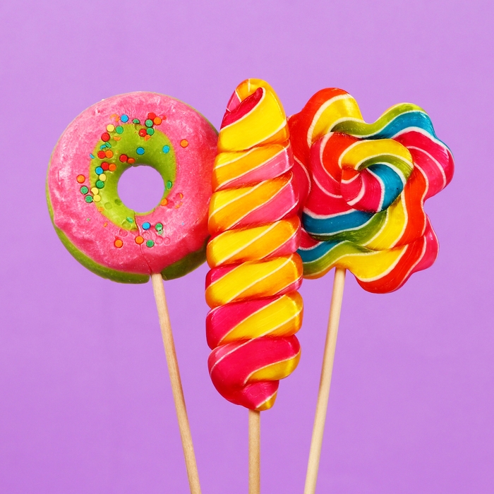 Карамель леденцовая фигурная Sweet Ness МИКС в формах: эскимо, пончика и цветка, 30 г