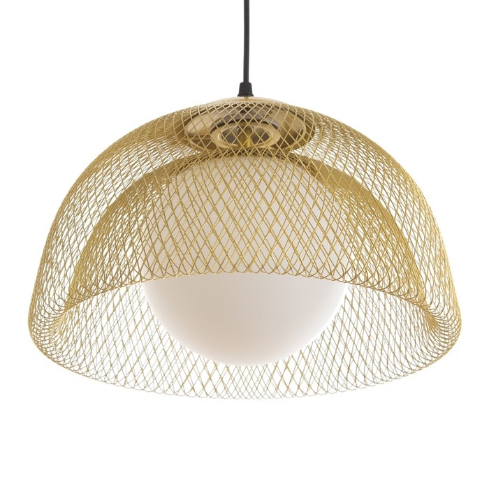 Светильник BayerLux Светильник BayerLux "Брайтон" Е27 40Вт золото 35х35х30-130см