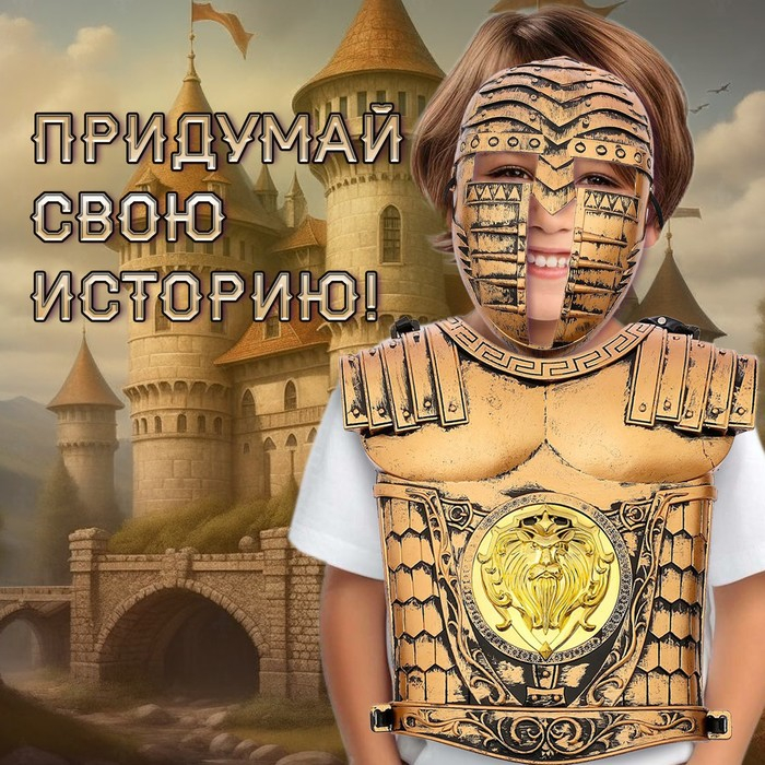 Набор рыцаря «Храбрый воин», 3 предмета Набор рыцаря «Храбрый воин», 3 предмета