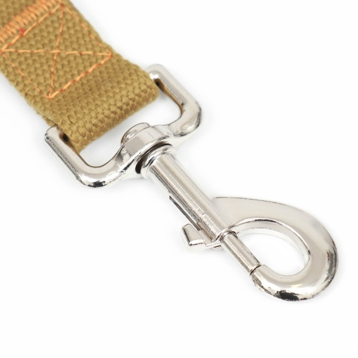 Поводок брезентовый, 2,7 м х 2,5 см, песочный Поводок брезентовый, 2,7 м х 2,5 см, песочный