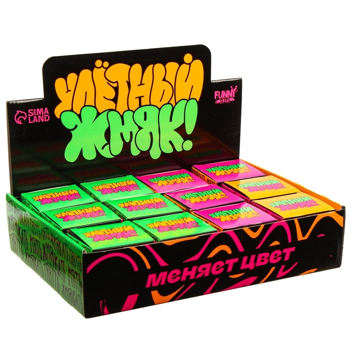 Игрушка-антистресс Игрушка-антистресс "Улетный жмяк" 7см, меняет цвет