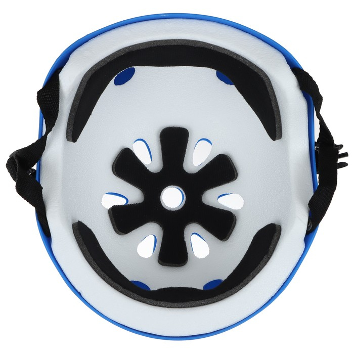 Шлем защитный детский ONLYTOP, обхват 55 см, цвет синий Шлем защитный детский ONLYTOP, обхват 55 см, цвет синий