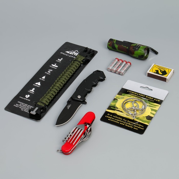 Набор для выживания  Набор для выживания "Рекрут" 13 предметов