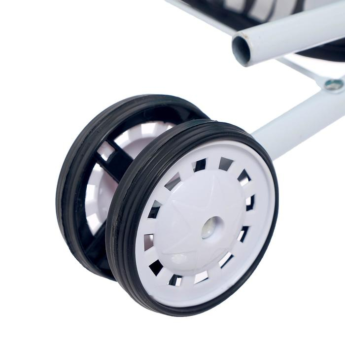 Коляска для кукол «Зебра» универсальная, металлический каркас Коляска для кукол «Зебра» универсальная, металлический каркас