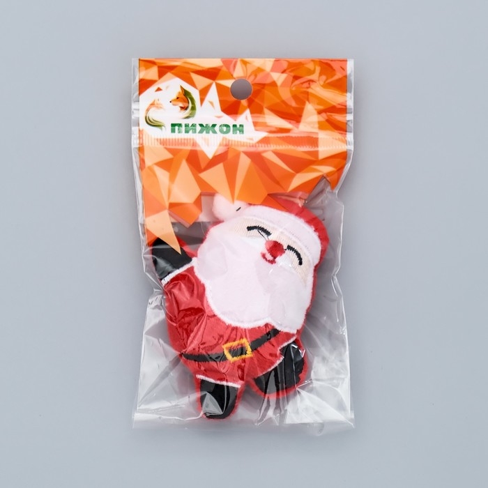 Новый год. Игрушка для кошек с кошачьей мятой  Новый год. Игрушка для кошек с кошачьей мятой "Веселый Дед", 8,5 см