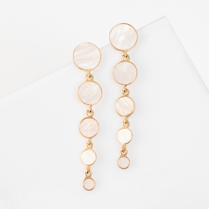 Серьги ассорти «Геометрия» круги, цвет золото Серьги ассорти «Геометрия» круги, цвет золото