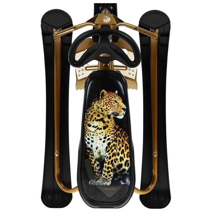 Снегокат «Ника кросс», СНК/Л2, цвет золотой/чёрный Снегокат «Ника кросс», СНК/Л2, цвет золотой/чёрный