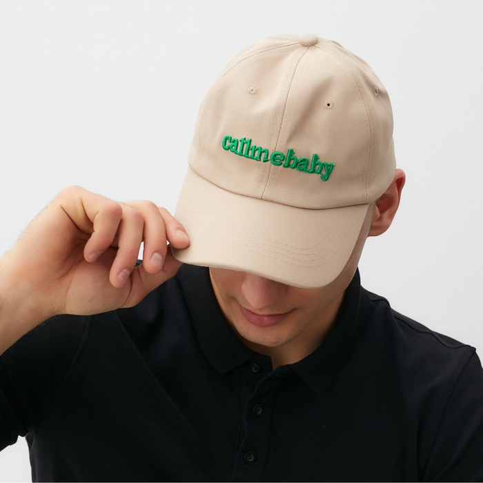 Кепка MINAKU Кепка MINAKU "Callmebaby", цвет беж, размер 56-58