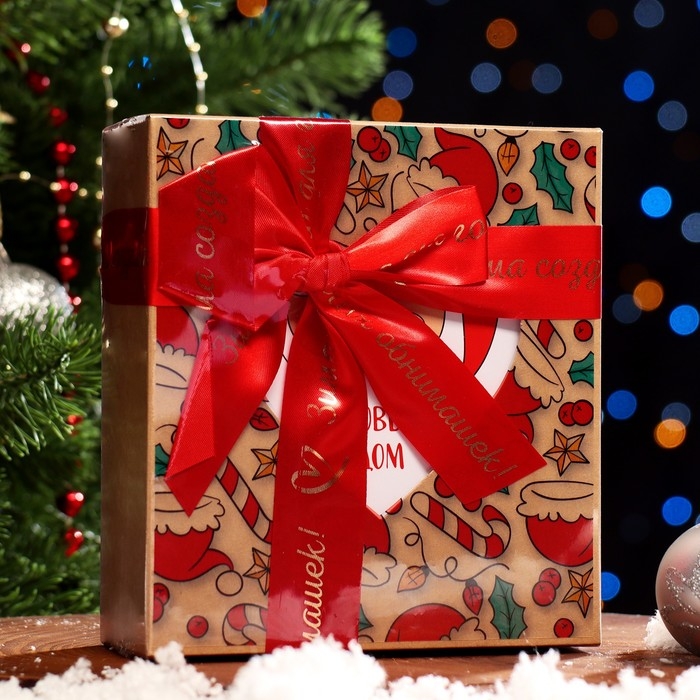 Новогодний набор  Новогодний набор "При простуде": Крем- бальзам, Мазь, Растирка, Спрей для полости рта