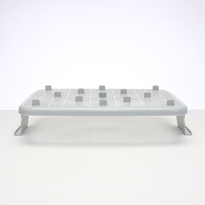 Туалет с сеткой,  45х34х15 см,  серый/бирюзовый Туалет с сеткой,  45х34х15 см,  серый/бирюзовый