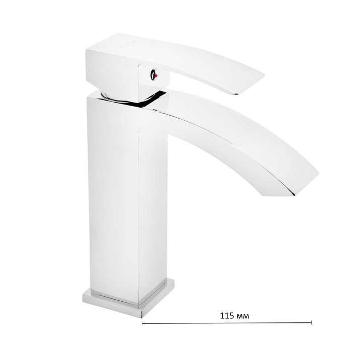 Смеситель для раковины Accoona A9623, однорычажный, с гайкой, хром Смеситель для раковины Accoona A9623, однорычажный, с гайкой, хром