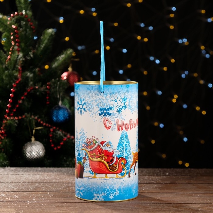 Новый год. Подарочная коробка, тубус «Тройка оленей» 120 х 220 мм (200 мм внутр. высота). Новый год. Подарочная коробка, тубус «Тройка оленей» 120 х 220 мм (200 мм внутр. высота).