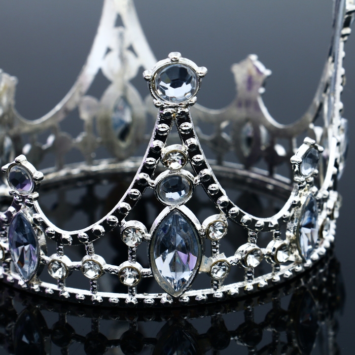 Топпер для торта «Корона», цвет серебро Топпер для торта «Корона», цвет серебро