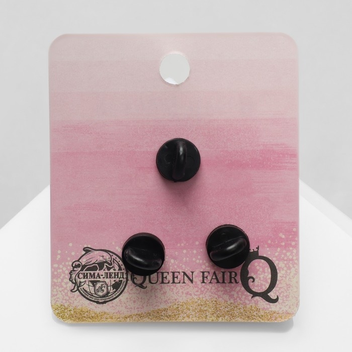 Набор значков (3 шт.) «Зверинец», форма МИКС, цветные в золоте Набор значков (3 шт.) «Зверинец», форма МИКС, цветные в золоте