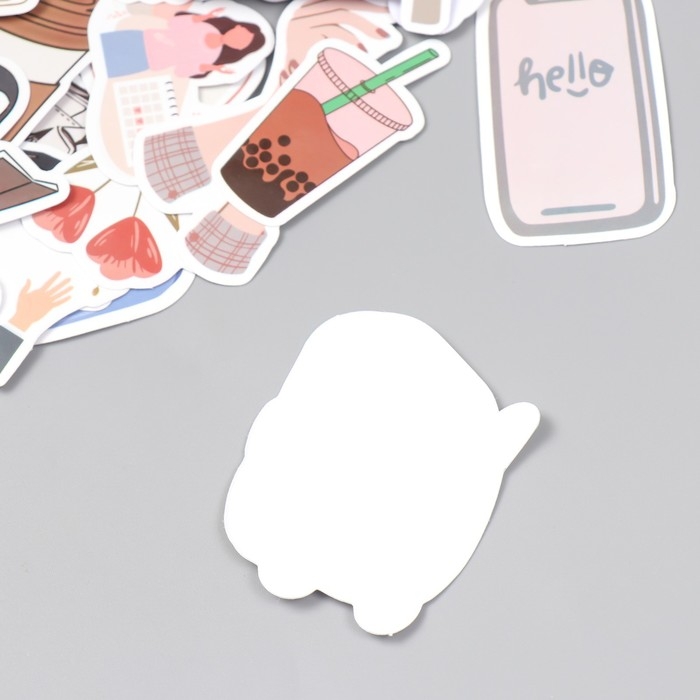 Наклейки для творчества Наклейки для творчества "Моменты жизни" набор 50 шт 4х8 см