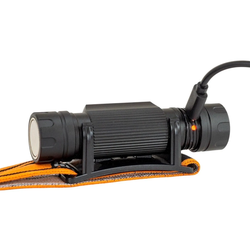 Фонарь налобный ЯРКИЙ ЛУЧ LH-220М Cobra Мetal аккумулятор 18650 2600mAh