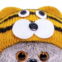 Мягкая игрушка &laquo;Кот Басик Baby&raquo;, в шапке тигрёнка, 20 см