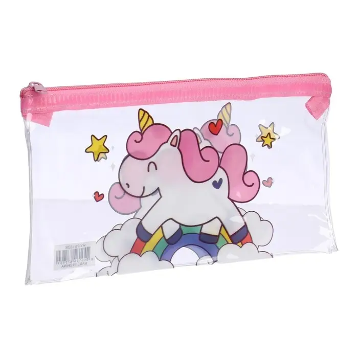 Пенал на молнии Пенал на молнии "Единорожки", МИКС