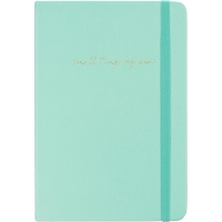 Ежедневник недатированный мятный, А5, 140x200мм, 136 л. ATTACHE