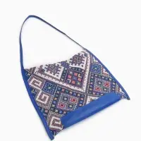 Сумка - шоппер женская на магните, 35&times;6&times;29 см, синяя