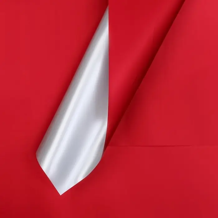 Пленка матовая двусторонняя 58×58±5% см, бордовый, серебряный