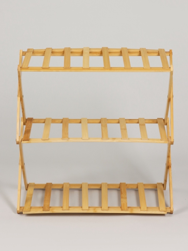 Подставка для цветов Greengo, 3 полки, 50 × 25 × 46 см, напольная, бамбук Подставка для цветов Greengo, 3 полки, 50 × 25 × 46 см, напольная, бамбук