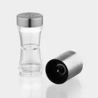 Мельница для специй Magistro &laquo;Лоста&raquo;, 17.5&times;5.3 см, двусторонняя, керамический механизм, серебристая