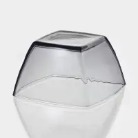 Салатники Paşabah&ccedil;e Tokyu. Gray, 500 мл, d=12.5 см, набор 6 шт., стекло, чёрные