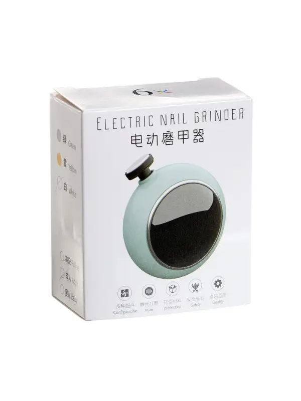 Триммер для ногтей LTRI-30, 3 насадки, от батарейки ААА, белый