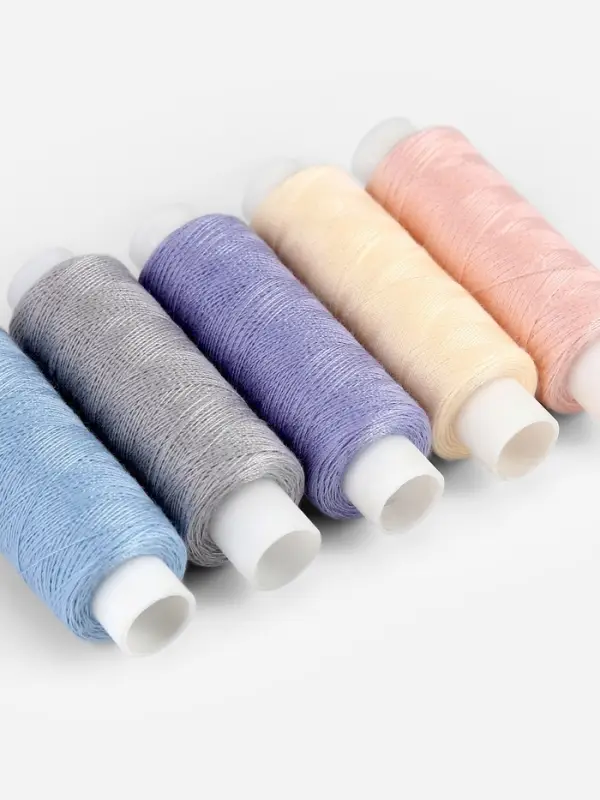 Нитки &laquo;Пастель&raquo;, 40/2, 200 м, набор 5 шт., разноцветные