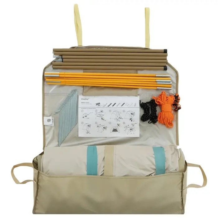 Палатка туристическая, кемпинговая maclay enisey cool 6, 6-местная, с тамбуром