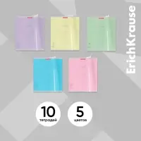 Тетрадь 24 листов в линейку, ErichKrause «Классика. CoverPrо», пластиковая обложка, МИКС