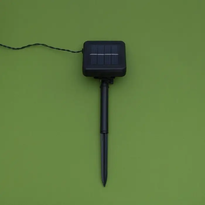 Гирлянда &laquo;Нить&raquo;, 4.5 м, уличная, с насадками &laquo;Пчёлка&raquo;, IP44, 30 LED, 2 режима, солнечная батарея, тёмная нить, свечение тёплое белое