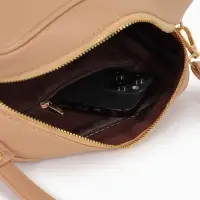 Сумка женская кросс-боди TEXTURA на молнии, 22&times;8&times;17 см, бежевая