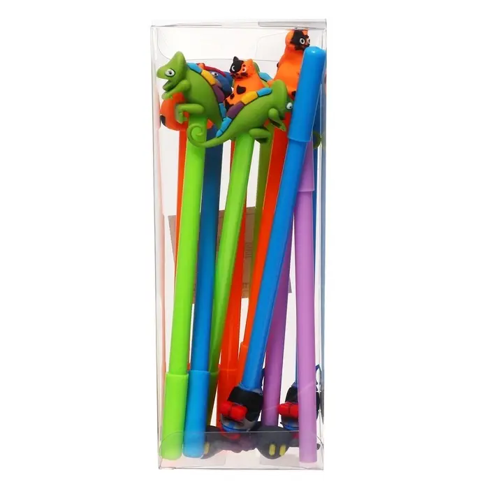 Ручка - прикол гелевая Calligrata «Зверушки», МИКС