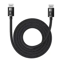 Кабель видео Baseus, DisplayPort(m)-DisplayPort(m), 8K@60Hz, 1 м, чёрный