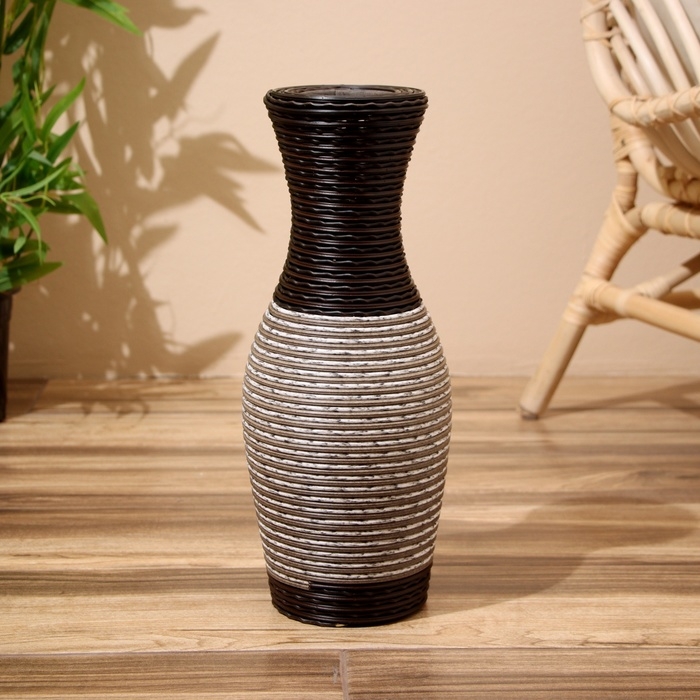 Ваза плетёная, напольная 16х16х40 см (+/- 2 см) Ваза плетёная, напольная 16х16х40 см (+/- 2 см)