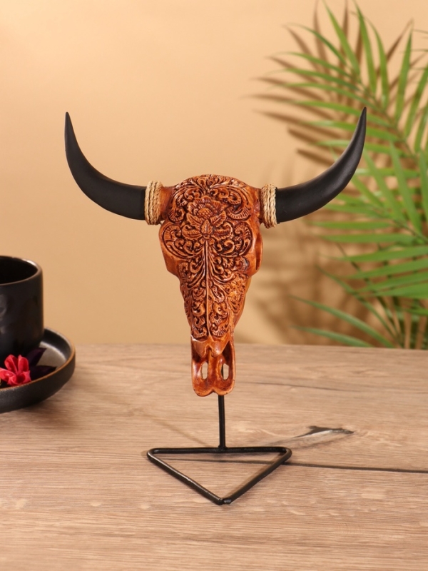 Сувенир «Череп буйвола», на стойке, 18×10×21 см Сувенир «Череп буйвола», на стойке, 18×10×21 см