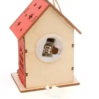Ёлочная игрушка &laquo;Гномик&raquo; 10&times;7 см, подвеска, от батареек AG10&times;3, свечение тёплое белое