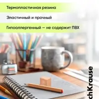 Ластик ErichKrause &laquo;School cube&raquo;, 22&times;22&times;17 мм, синтетика, микс