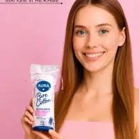 Ватные диски Aura, 50 шт.