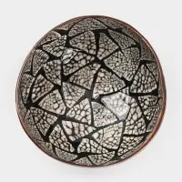 Чаша &laquo;Щербет&raquo;, 14&times;14&times;6 см, кокос