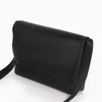 Сумка женская мессенджер на магните, 28&times;6&times;18 см, чёрный
