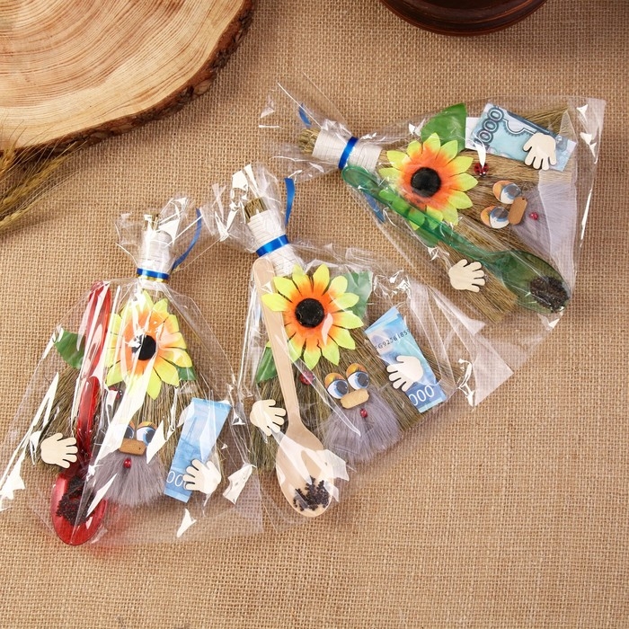 Оберег «Веник - домовой», микс