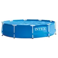 Бассейн каркасный Metal Frame Pool 28200NP, 305&times;76 см, от 6 лет, круглый, 28200NP INTEX