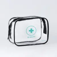 Аптечка дорожная прозрачная &laquo;BE HEALTHY&raquo;, 12&times;10 см