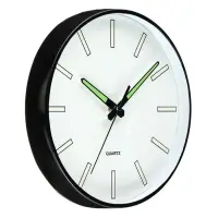 Часы настенные интерьерные &laquo;Классика&raquo;, плавный ход, светящиеся, d=25 см