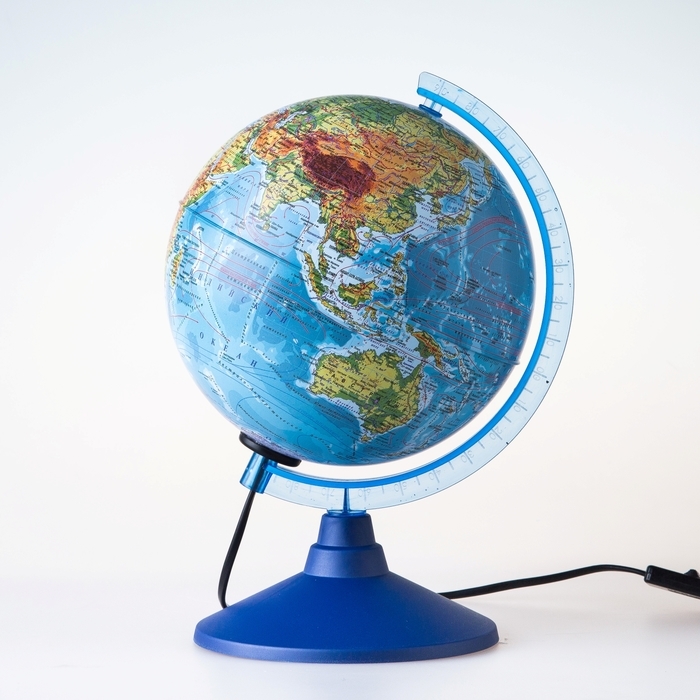 Глoбус физико-политический «Классик Евро», диаметр 150 мм, с подсветкой Глoбус физико-политический «Классик Евро», диаметр 150 мм, с подсветкой