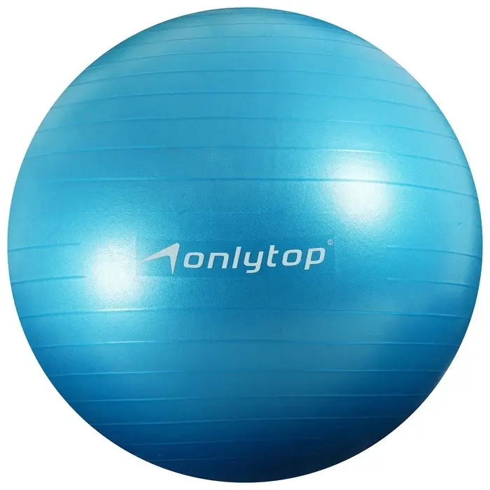 Фитбол ONLYTOP, d=65 см, 900 г, антивзрыв, МИКС
