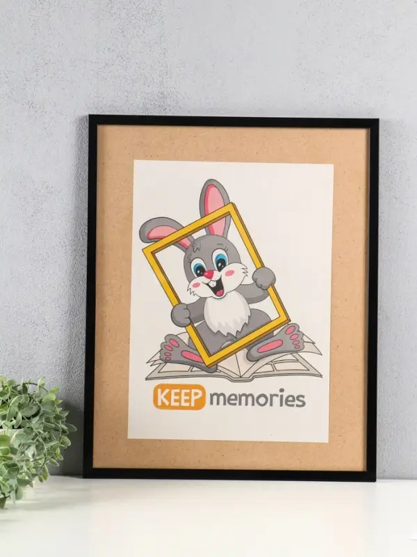 Фоторамка пластик "Премиум" 40х50 см, чёрный